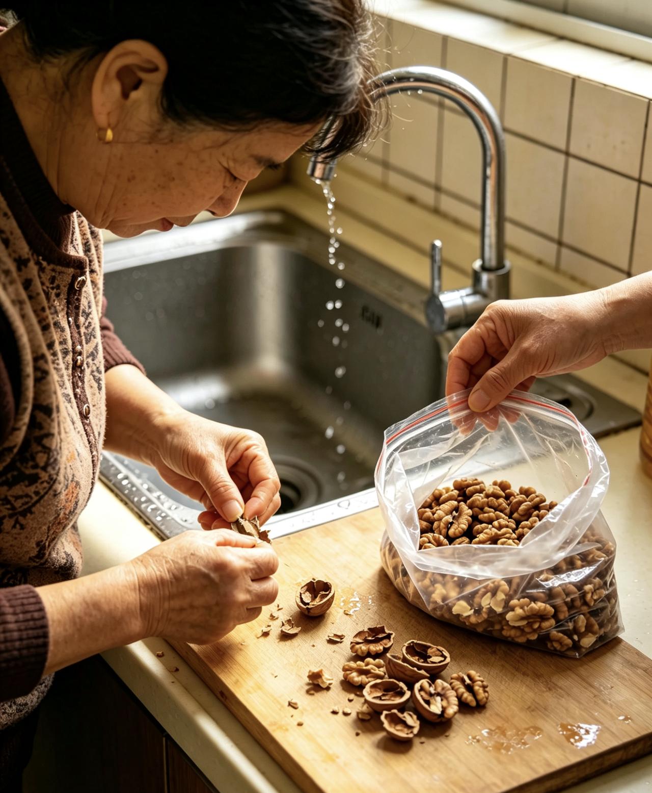 收拾行李回城那天，妈在厨房忙了一下午我以为是做饭，结果她从厨房拎出三个塑料袋