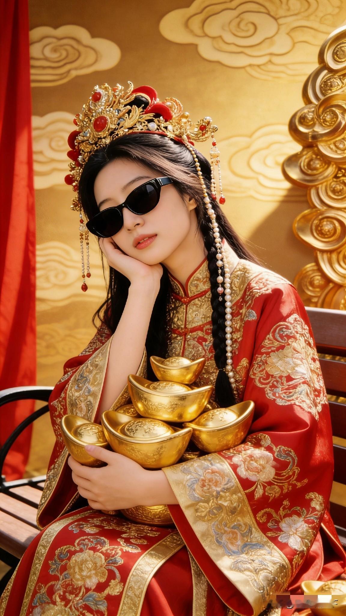 天降吉兆：一年后，你将是家族顶富别划走，这是老天给你的暴富通知。你点开这