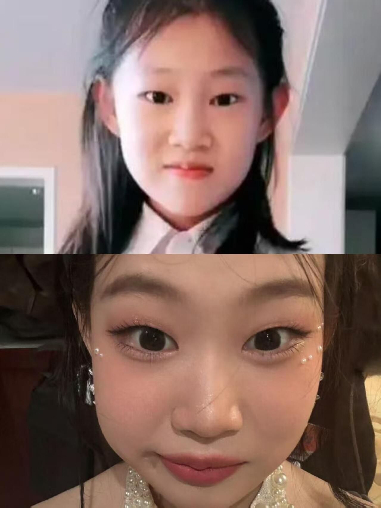 沈佳润的眼睛有变吗？她现在的眼睛看着更有气质了，单眼皮看着也更有个人特点了。