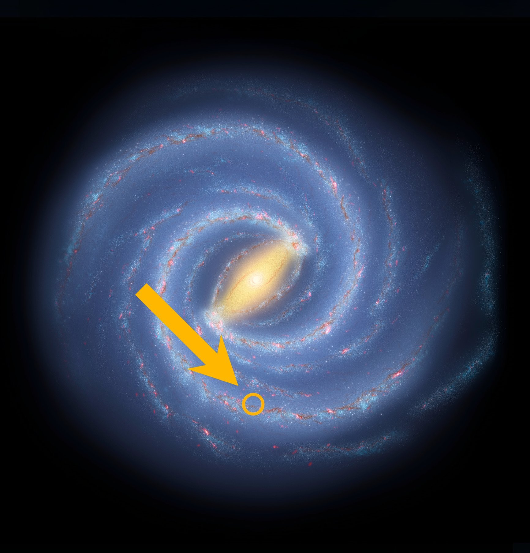 你见过的每一颗星星都在那个小圆圈里​​​