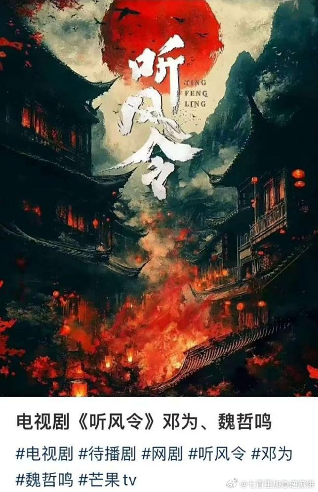 🍉《听风令》男主：邓为➕魏哲鸣​​​