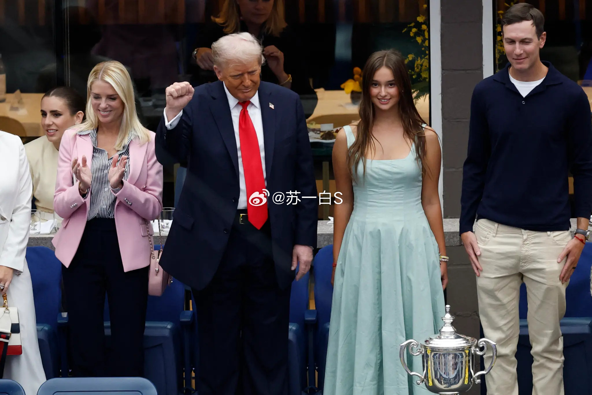 美网男单决赛现场｜Ivanka的女儿ArabellaKushner👇​​​