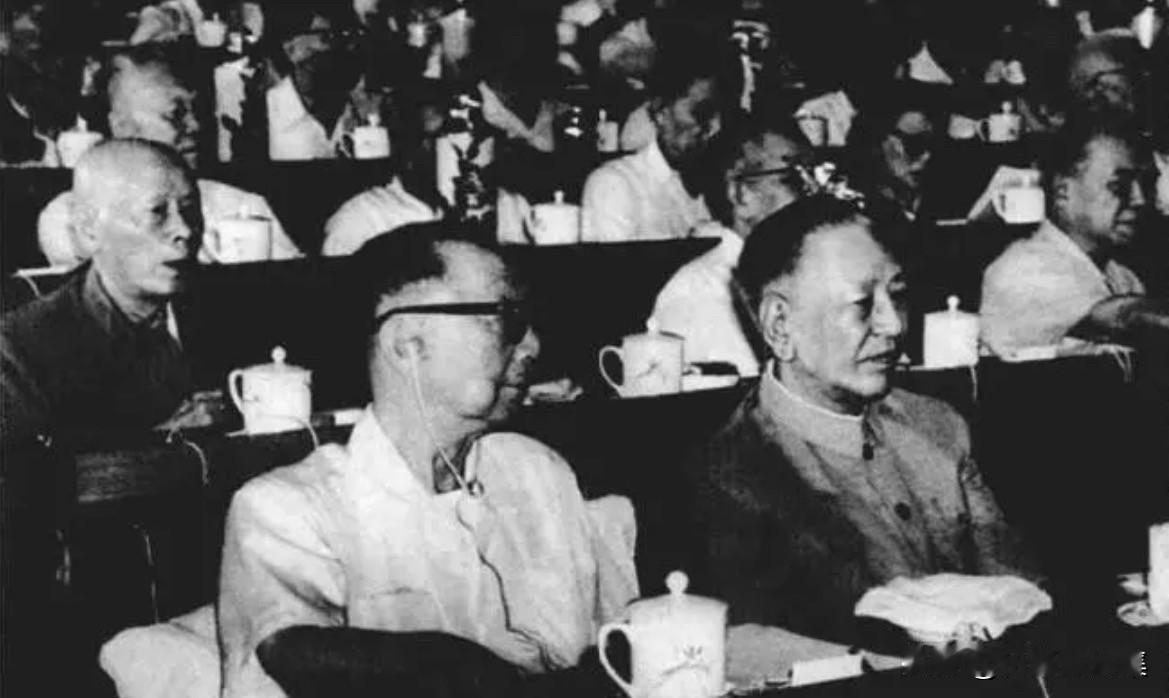 1981年6月27日，中共十一届六中全会会场，聂荣臻元帅（时任中央政治局委员、中
