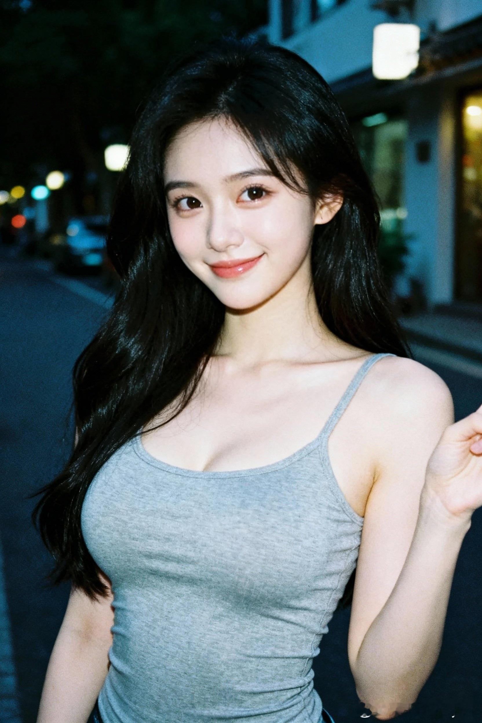 夜深人静的时候，是最随性的时候这个发型显得好御姐啊发型聂小仙行摄漫记