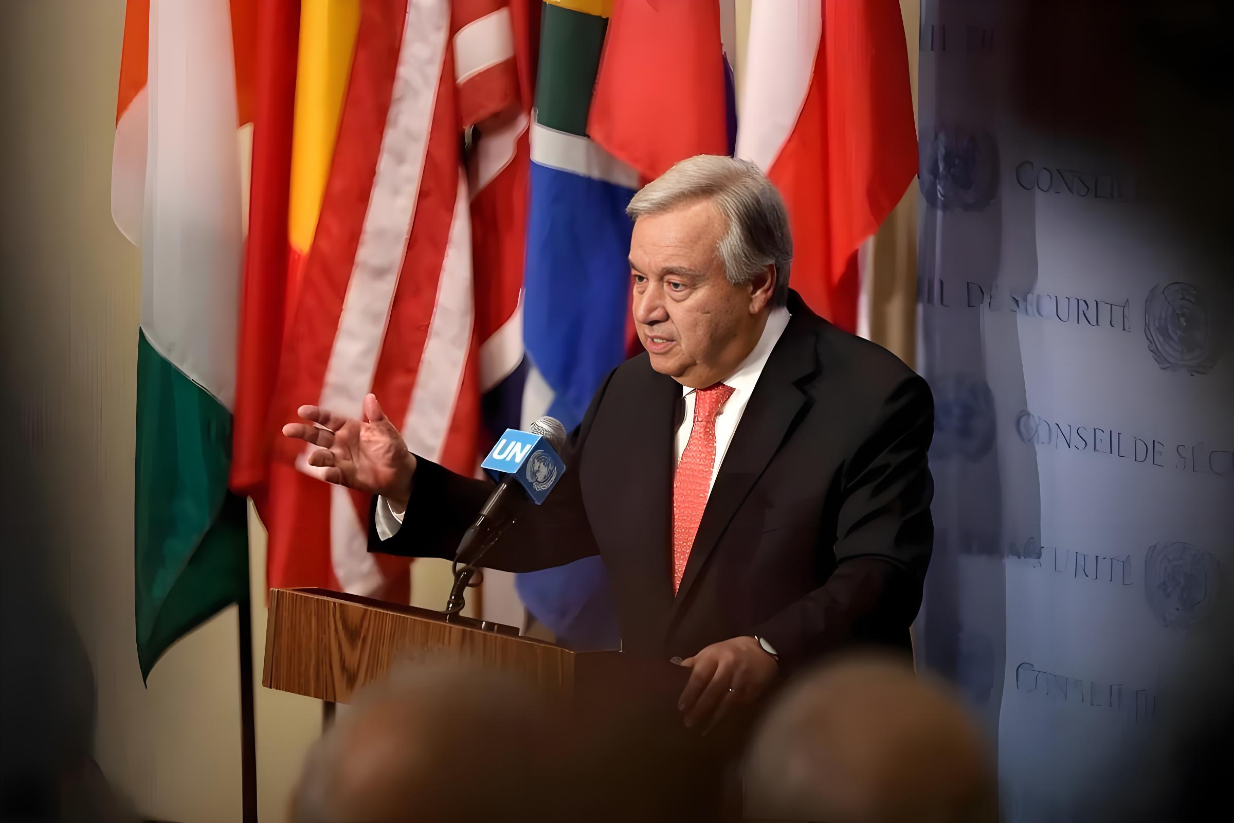 联合国终于开口了，不过，这话是不是说的有点晚了。3月17号，联合国秘书长古特