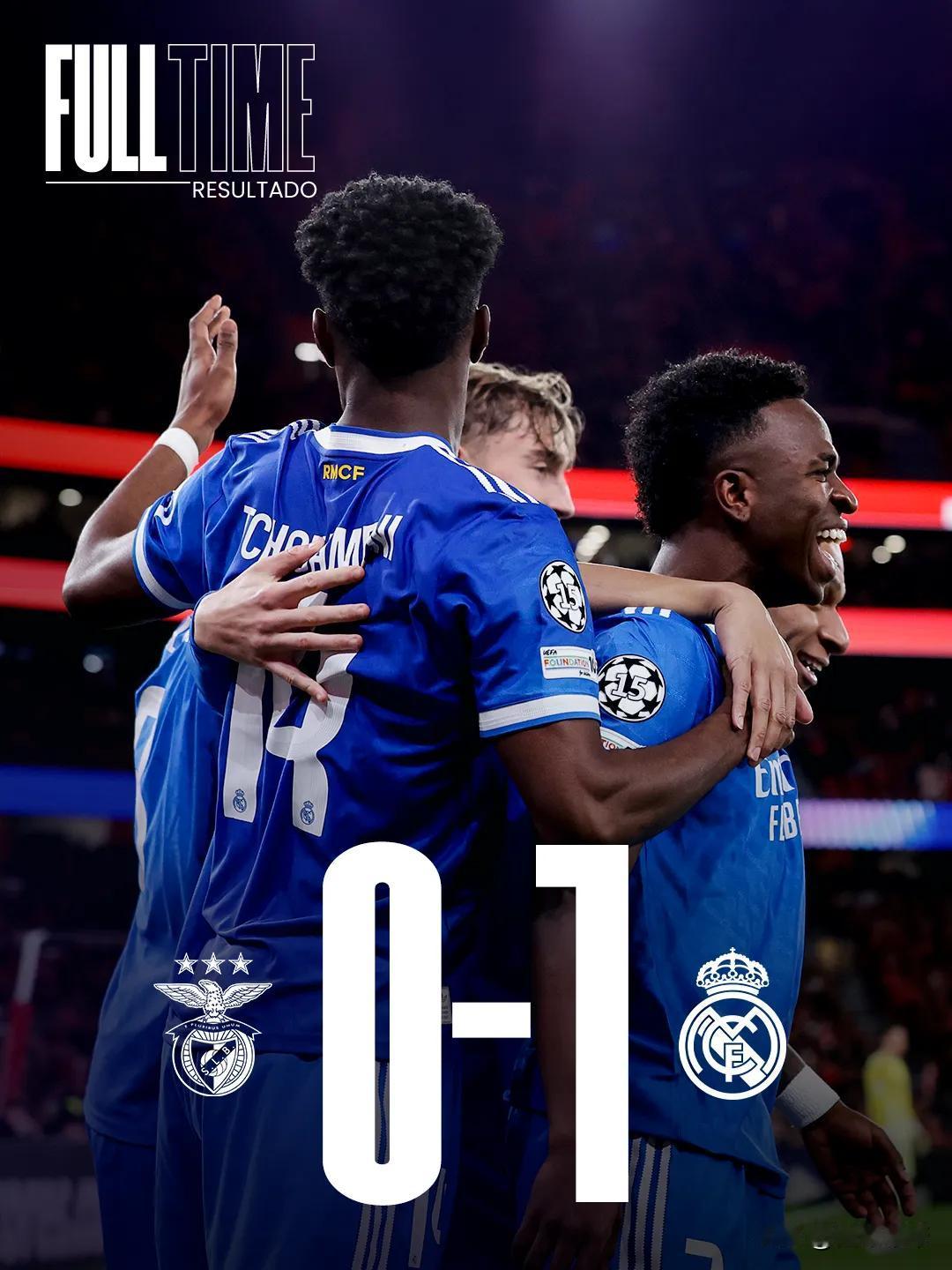 皇马1-0战胜了本菲卡，为何受伤的总是维尼修斯？在今天凌晨进行的欧冠淘汰赛附