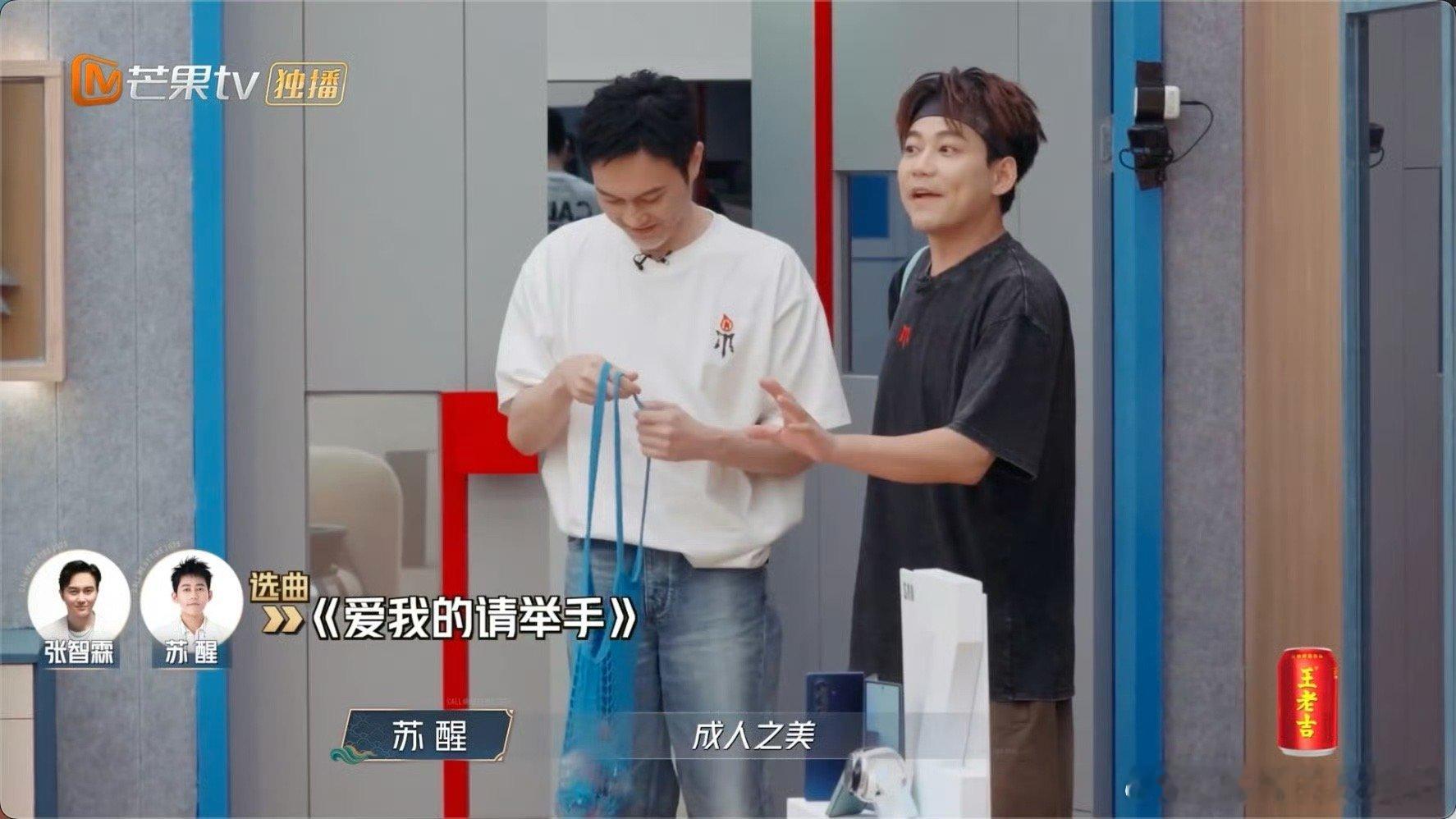苏醒算是把规则玩明白了苏醒的聪明在披荆斩棘里展现得淋漓尽致！和张智霖目标一致想