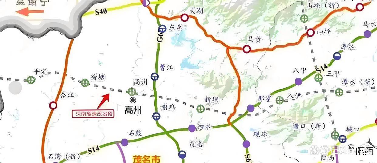 高州化州没有等来深南高铁，能等来深南高速也是很不错了！但有了深南高速🛣️，高