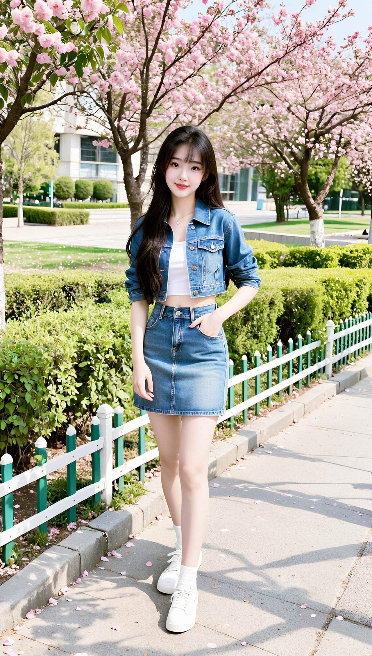 写真小姐姐路边随便拍