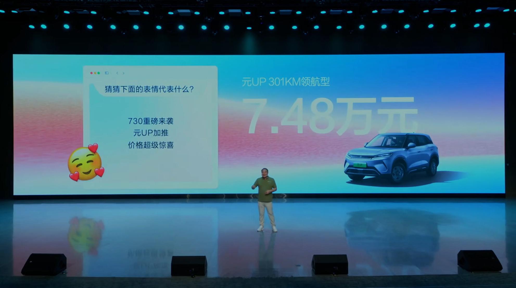 比亚迪开启新战略，年轻人的第一台电动车。元先打头阵，7.48万元～​​​