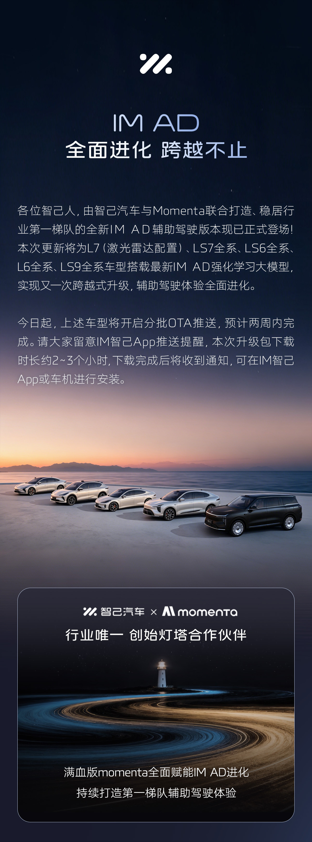 车加智能的智己LS6智己汽车开始推送R6正式版了，据说优先老车型，LS6、L6、