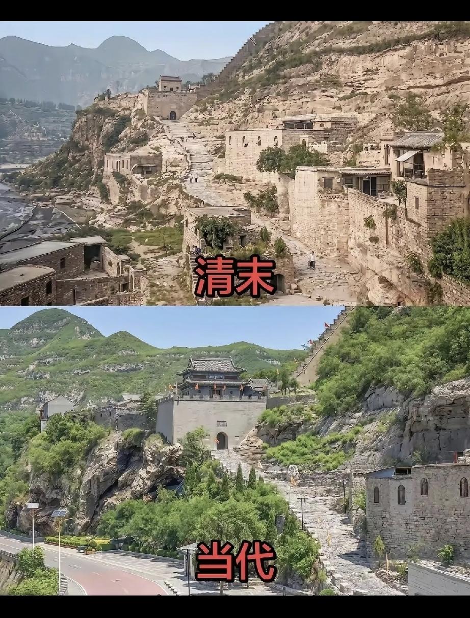 山西历代长城总长1401.23千米，占全国长城遗址遗存的9.74%！晚清时期，士