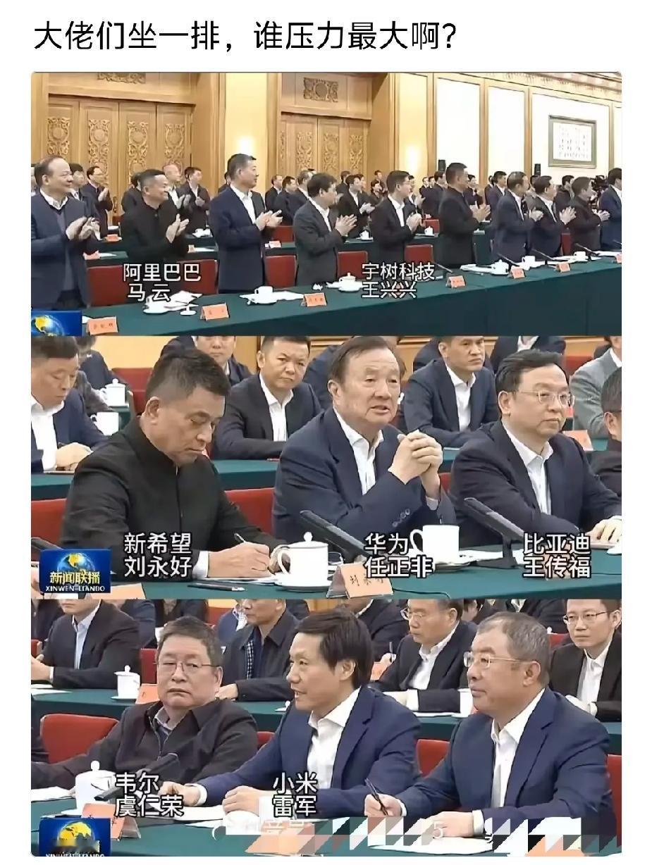 应该王兴兴压力最大，年轻，还没有给社会创造多大的价值。价值还没兑现，现在还只是花