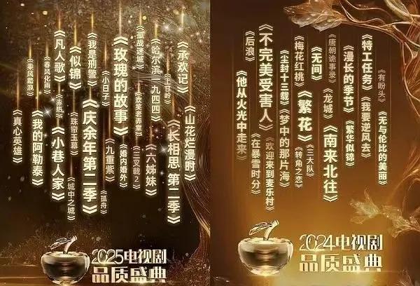 白玉兰风向标，张若昀、刘亦菲提前锁定视帝视后？影视品质盛典海报，直接把《庆余年2