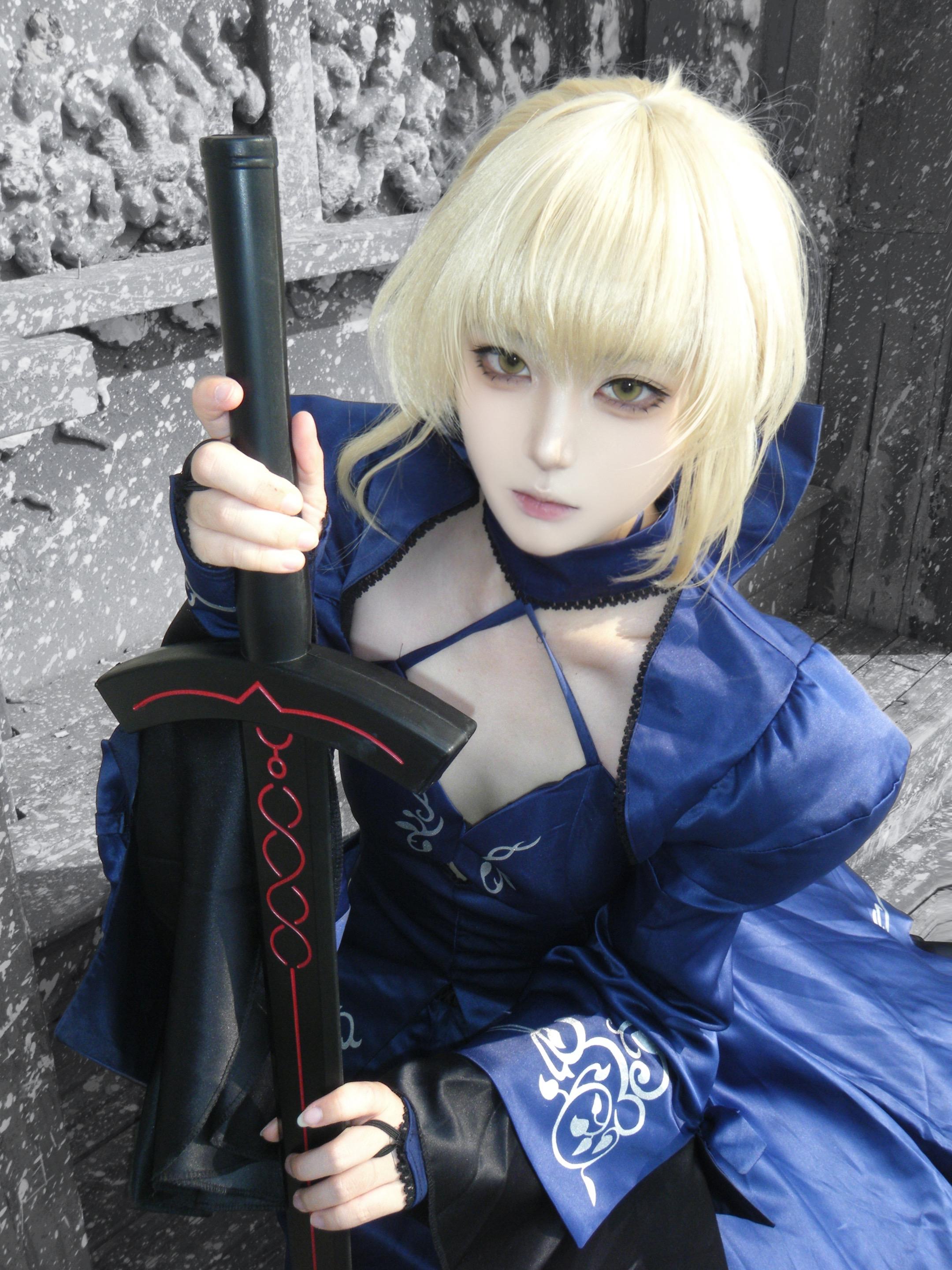 saber 黑呆 cos fate