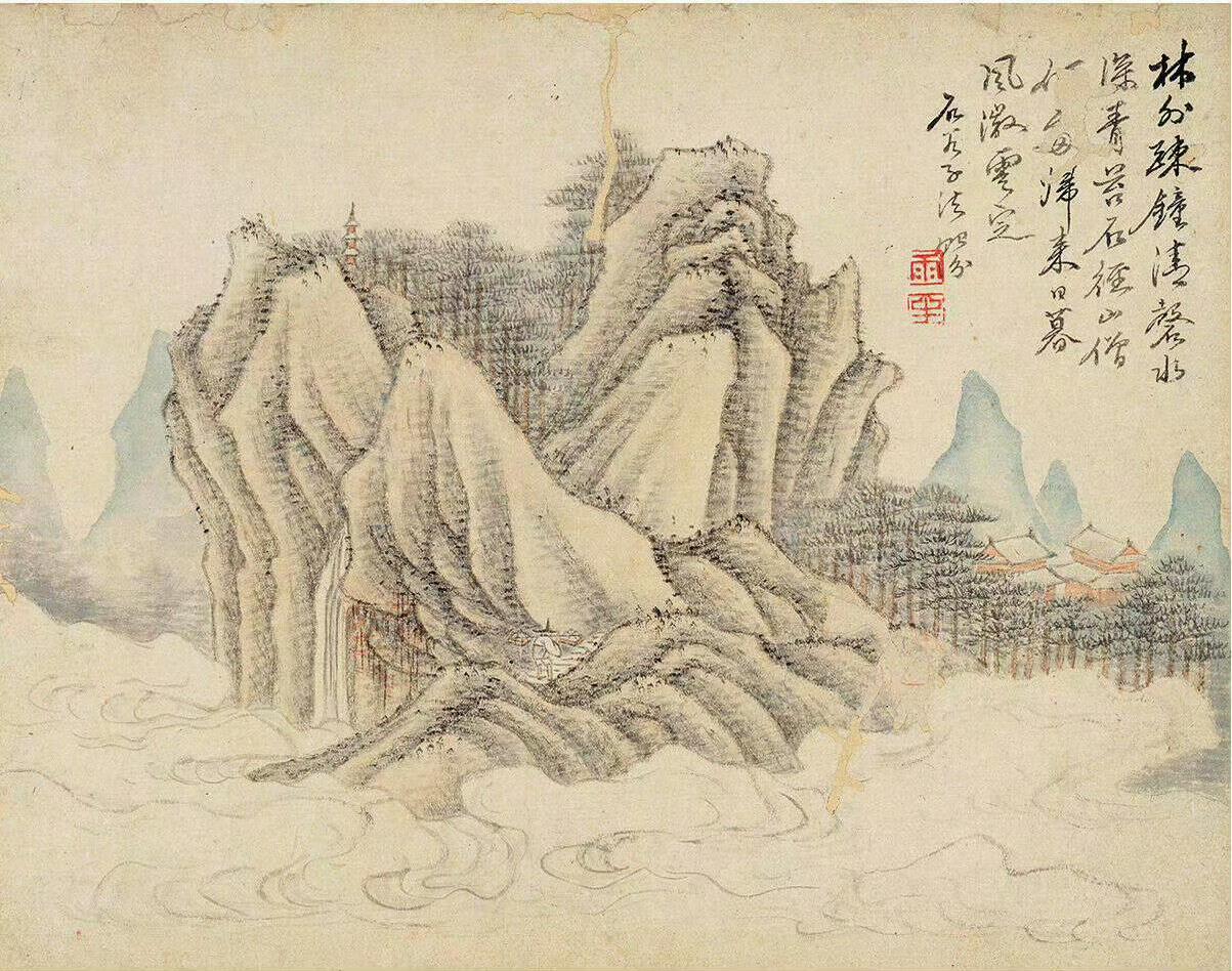 【脱下战袍绘江南，这位清代画家汤贻汾山水画太绝了】清代嘉道年间，画坛有一位特殊