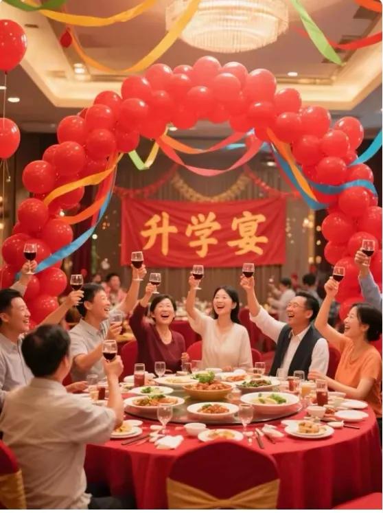 过去在我们浙江，只要孩子考入大学，就要办升学宴，如果是考入名牌大学，估计得全村办