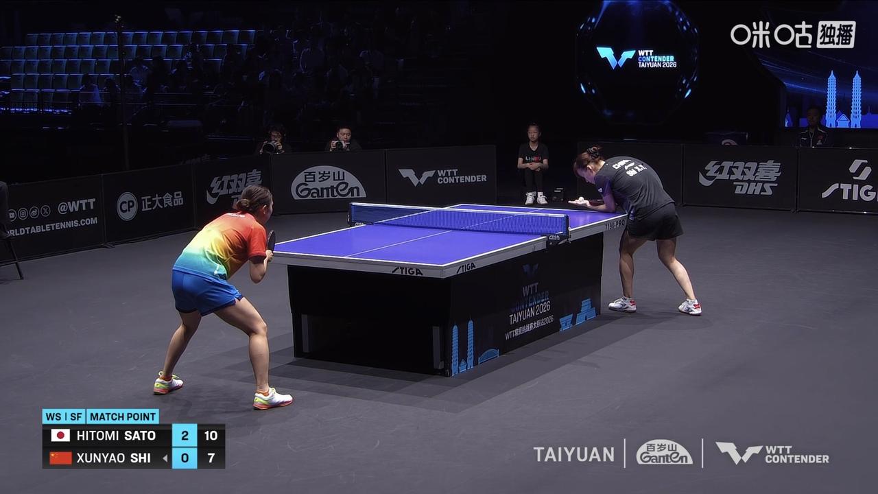 石洵瑶0:3佐藤瞳：夺冠最后希望“破灭”！石洵瑶止步半决赛，女单夺冠希望破