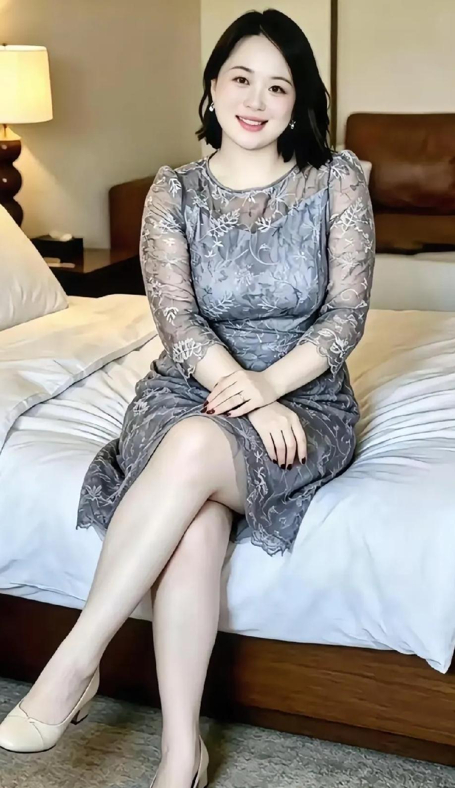 我敢打赌！这个美女一定是贤妻良母！不信你看图就知道了。珠圆玉润，一脸富态，