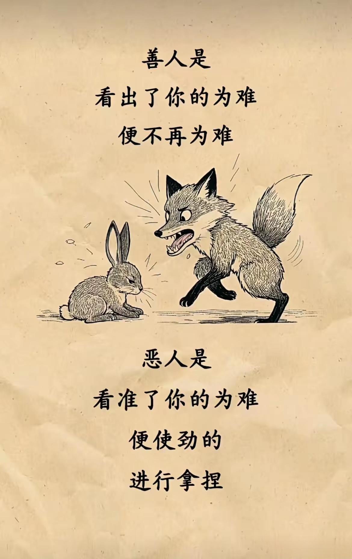 任何时候都别与人撕破脸，更别想着报复，坏掉的果子自会从树上掉落。无需你亲自动手，