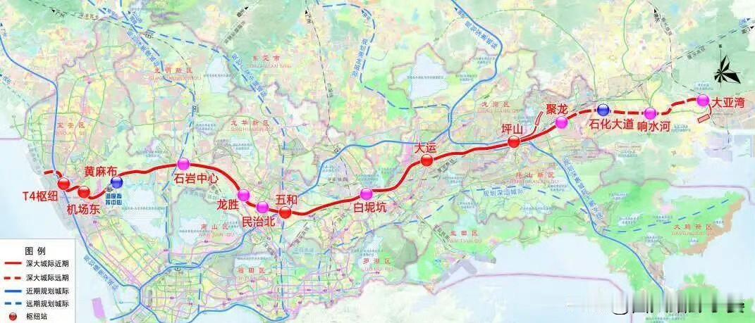 深大城际预计年底运营，坪山40分钟到机场深圳交通迎来重磅利好！深大城际（深圳