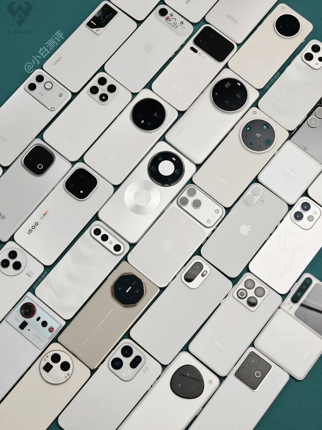 白色颜永一？晒晒2025年我拥有的白色手机