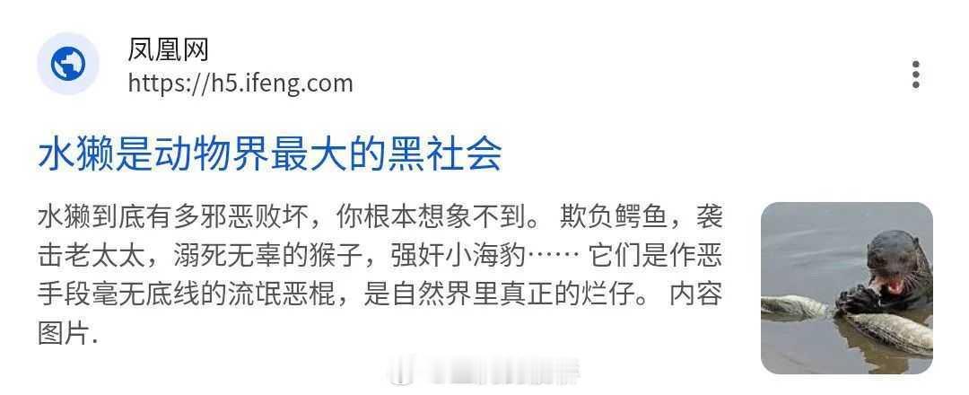 卧槽，水獭怎么这么坏啊！😭