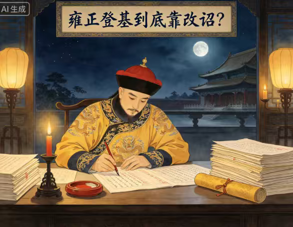 雍正登基到底靠改诏？他有多拼，朱批有多狠？雍正这辈子，三个标签撕不掉：登基有争议、干活不要命、批折子
