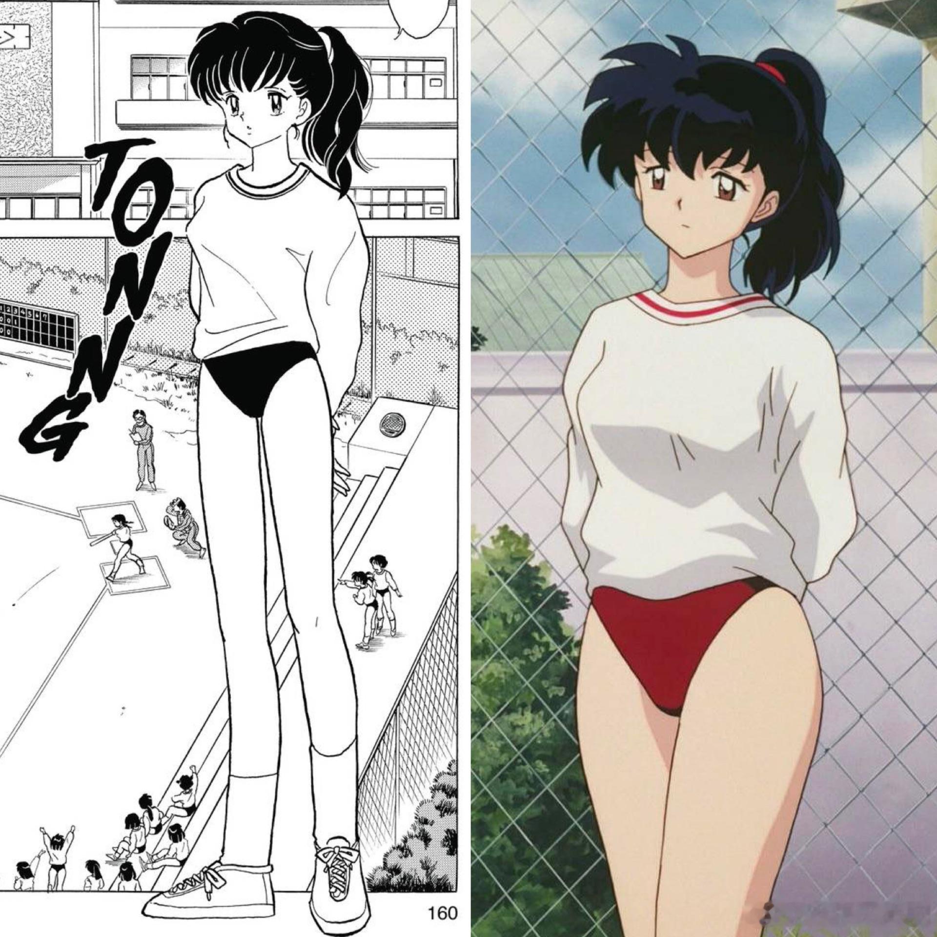 漫画vs动画犬夜叉一生推犬夜叉​​​