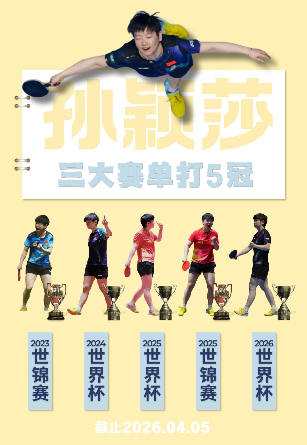 #16岁孙颖莎一战成名#2017年日本公开赛，16岁的孙颖莎首次参加成人组国际赛事，从资格赛一路闯关