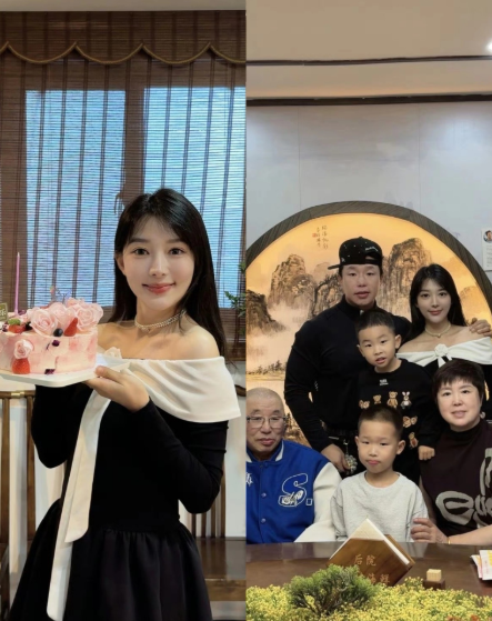 老郭这俩孙子为啥一点不像妈妈啊？昨日，郭德纲儿徒烧饼美妻生日，饼爸饼妈饼哥烧