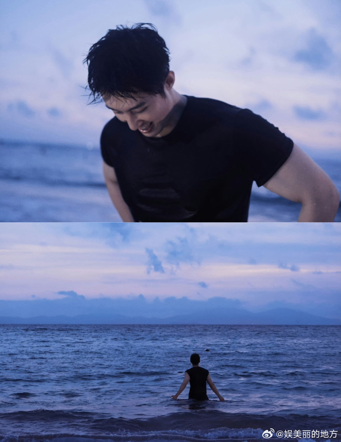 黄景瑜冲浪好诱人的肌肉线条😍谁能抵挡海边冲浪的黄景瑜！紧身穿搭凸显优越身材轮廓