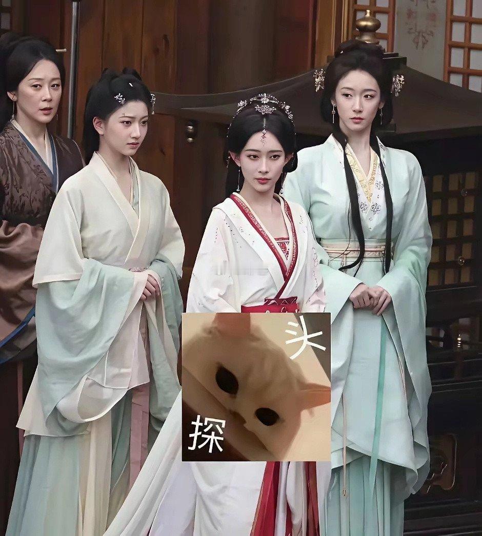 百花杀孟子义旁边的婢女，看上去好有气质啊，还有点像景甜