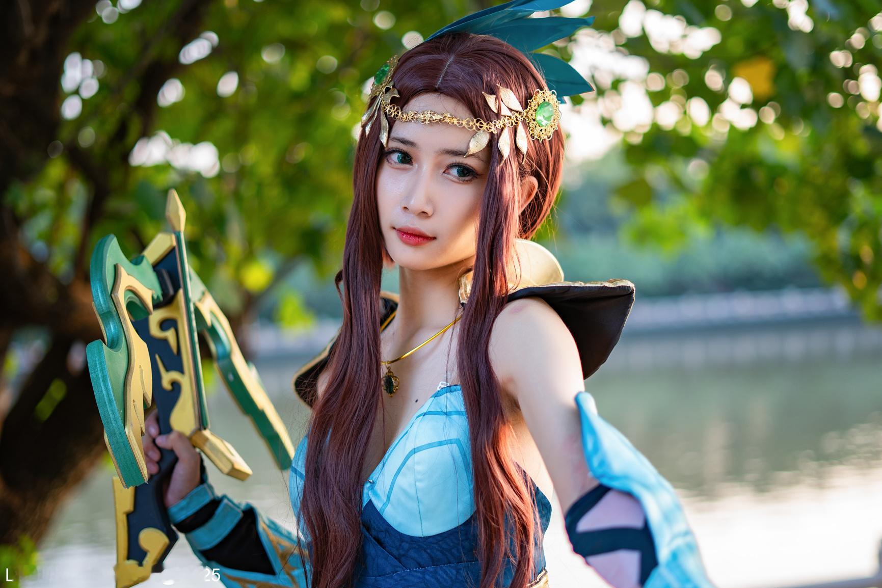 猎人拍漫展王者荣耀虞姬摄影后期：聆听猎人