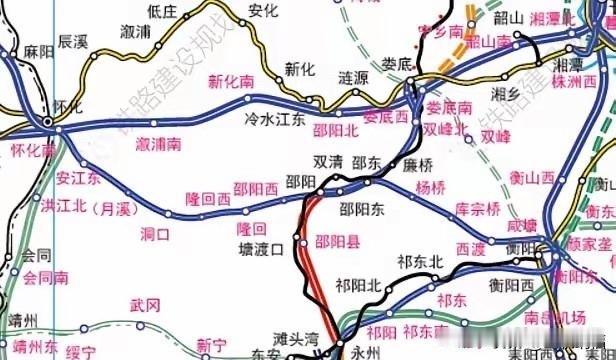 当年沪昆高铁走线风波轰动湖南，十万邵阳民众集体请愿、呼声震天，愣是没能改变沪昆既