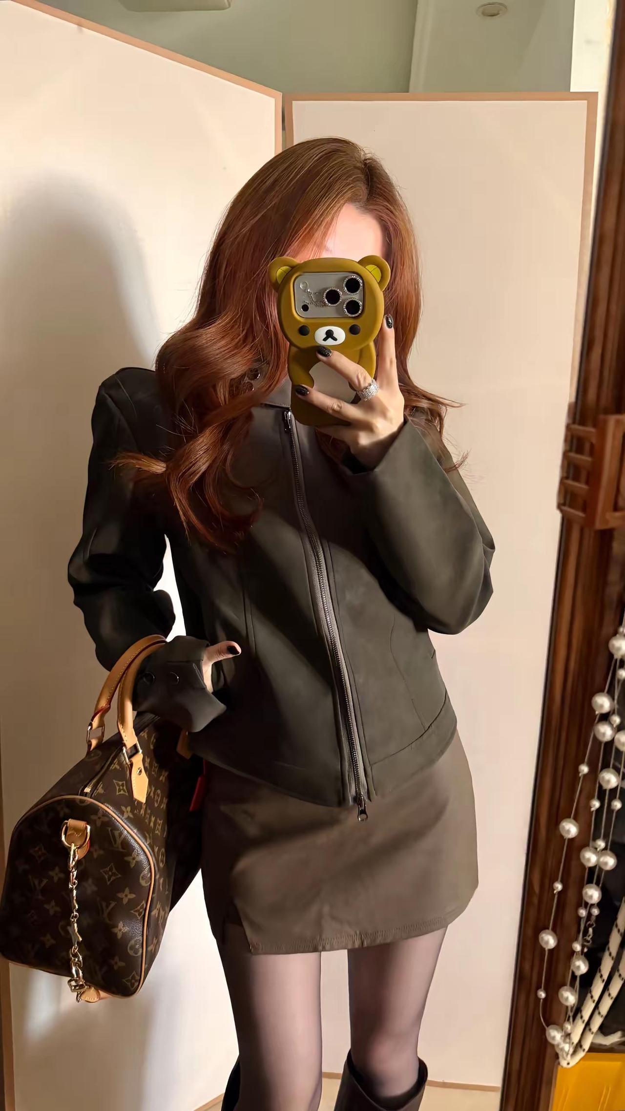 生活不会打败一个爱漂亮的装货。斩女穿搭长靴搭配ootd