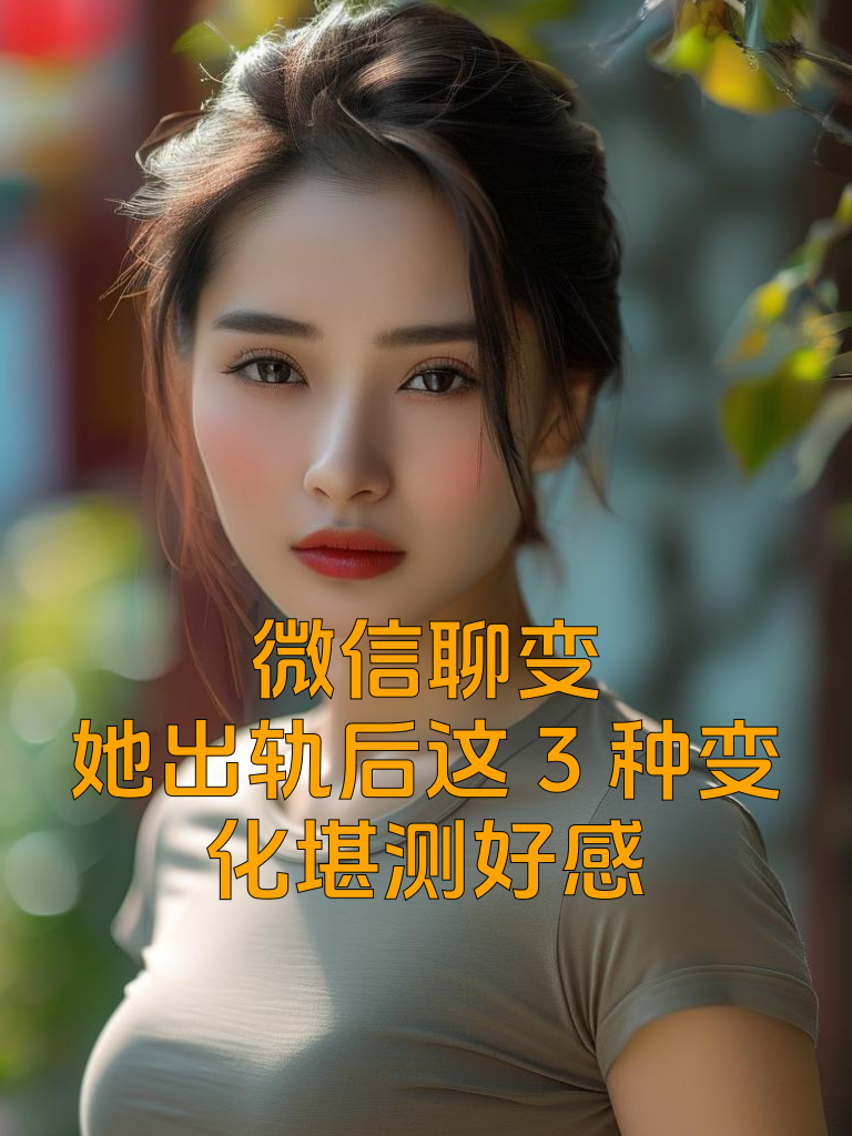 警惕！微信聊天出现这3种变化，说明她可能已经变心！