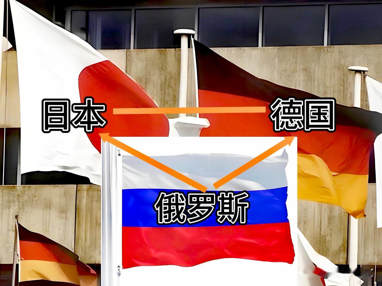 什么信号？俄德翻脸面临宣战，俄日关系恶化没有对话只有对抗。德日是二战法西斯轴