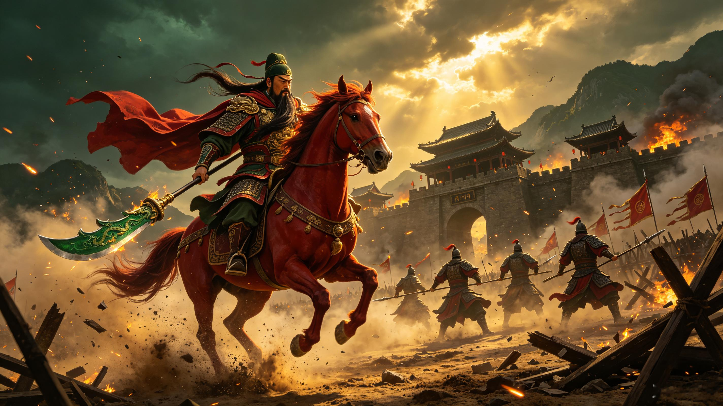 可细读《三国演义》“过五关斩六将”，才会发现。关羽最让人震撼的，不只是高强武艺，而是明知前路九死一生