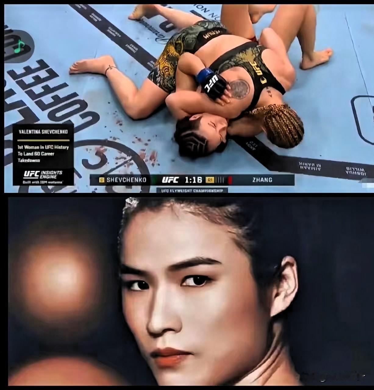 张伟丽并没有输，即便UFC322联合主赛，已经结束了。45-50的比分让