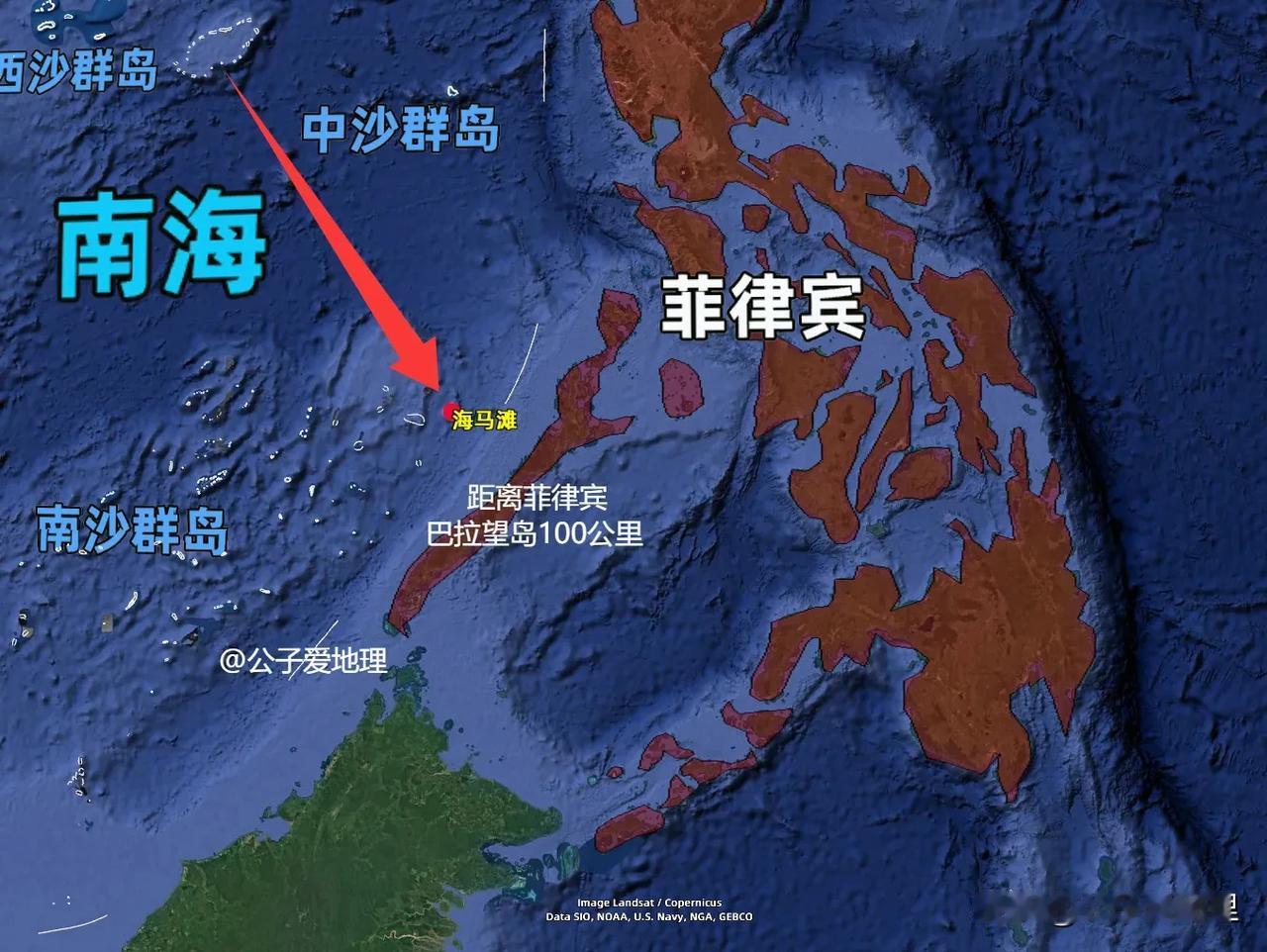 距菲律宾仅100公里，海马滩发现8亿吨石油，绝不能落入他国之手！在南海的波涛之