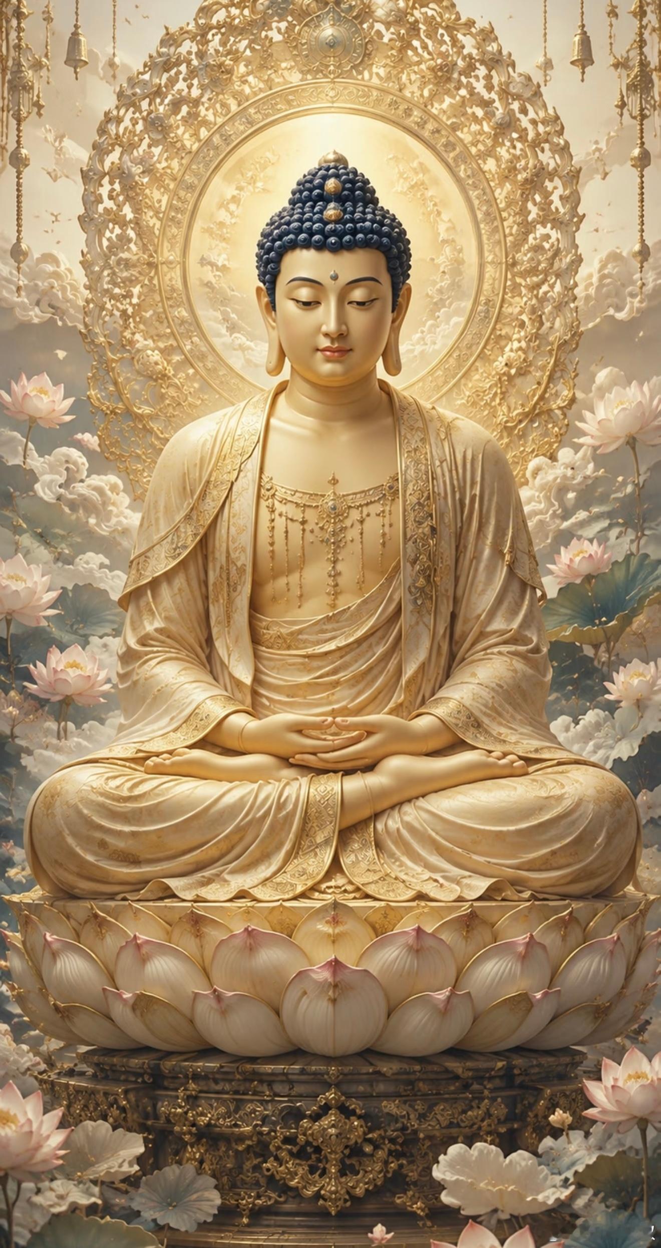 见佛祈福🙏，愿佛光涤荡心中烦忧，心境澄明自在安然，所求所愿皆有回响，所行之路皆