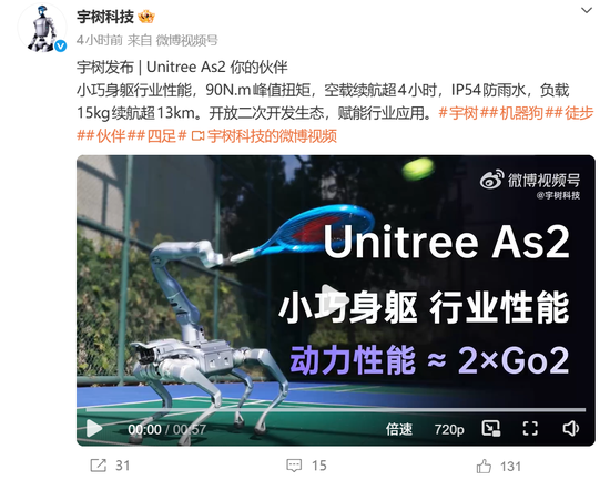 宇树科技, 重磅发布!