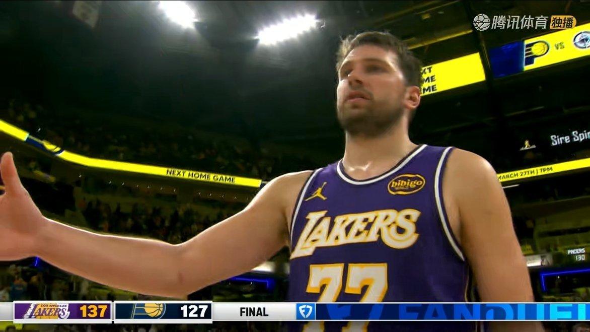 毫无悬念，虽然有点惊险！湖人137-130战胜步行者！最后五分钟进入了危险区？