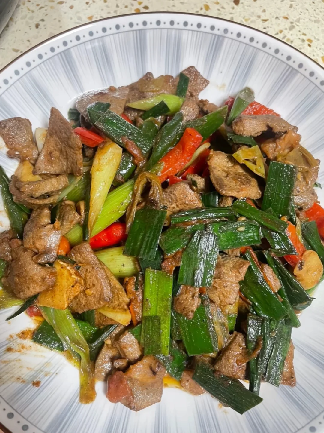 青椒炒肉