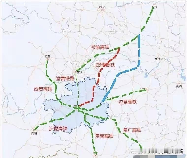 郑贵高铁现有三条线路，湖南的东线，湖北的中线，拼接的西线，哪条最得人心就该修哪条
