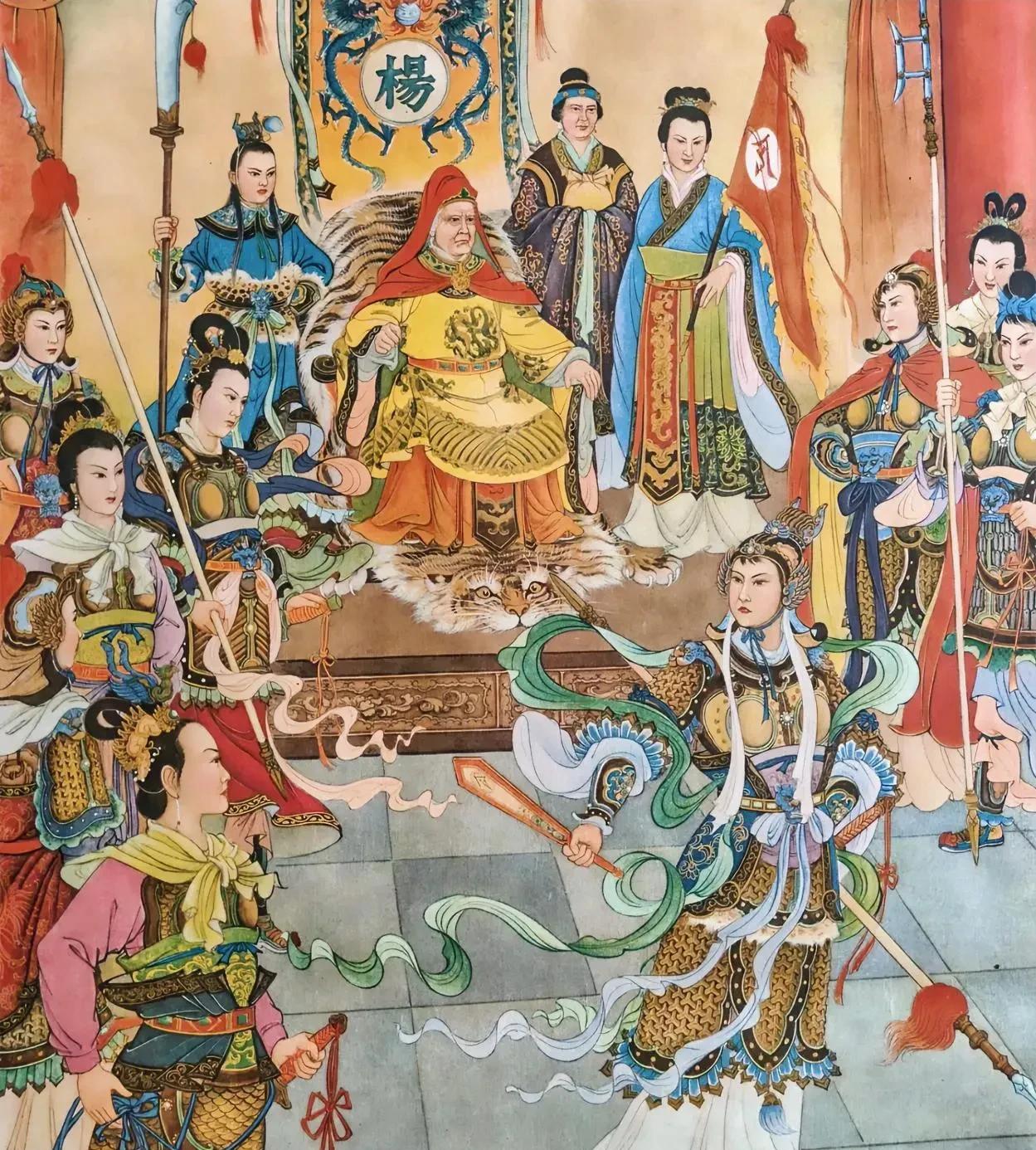 杨六郎被发配温州半月左右，佘太君进殿面君说杨六郎在温州水土不服身患重病，请求回京