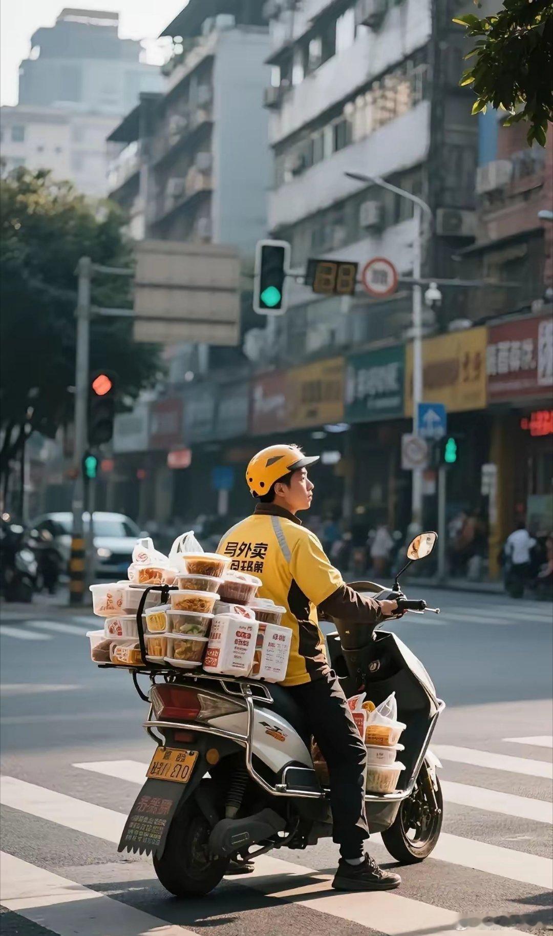 我问他为什么你宁愿跑外卖，也不愿意学一门手艺？他却说，你要是跑外卖你就知道了，外卖圈子里有公务员、老
