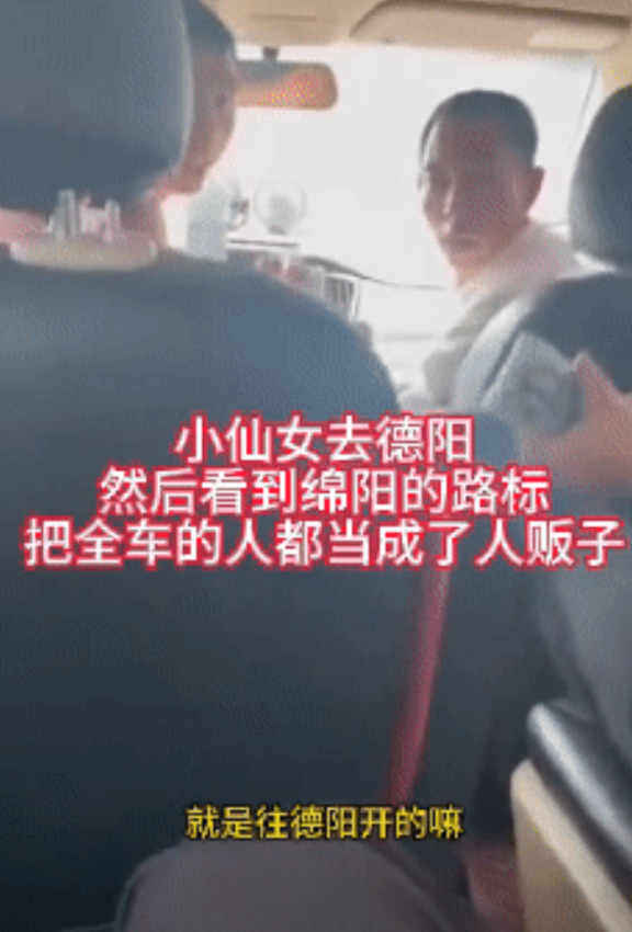 太无语了！一女子跟陌生人一起拼车去德阳，高速上走到半路的时候，因为看到绵阳的路边
