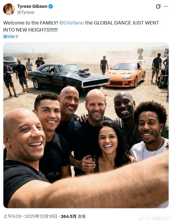 C罗出演速度与激情11其实当时最让我惊讶的是上一部片尾，预告了盖尔加朵的复活，之